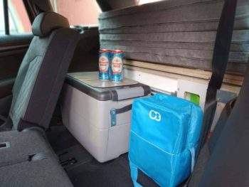 Škoda Kodiaq – místo za zadními sedadly s viviboxem ve složeném stavu.